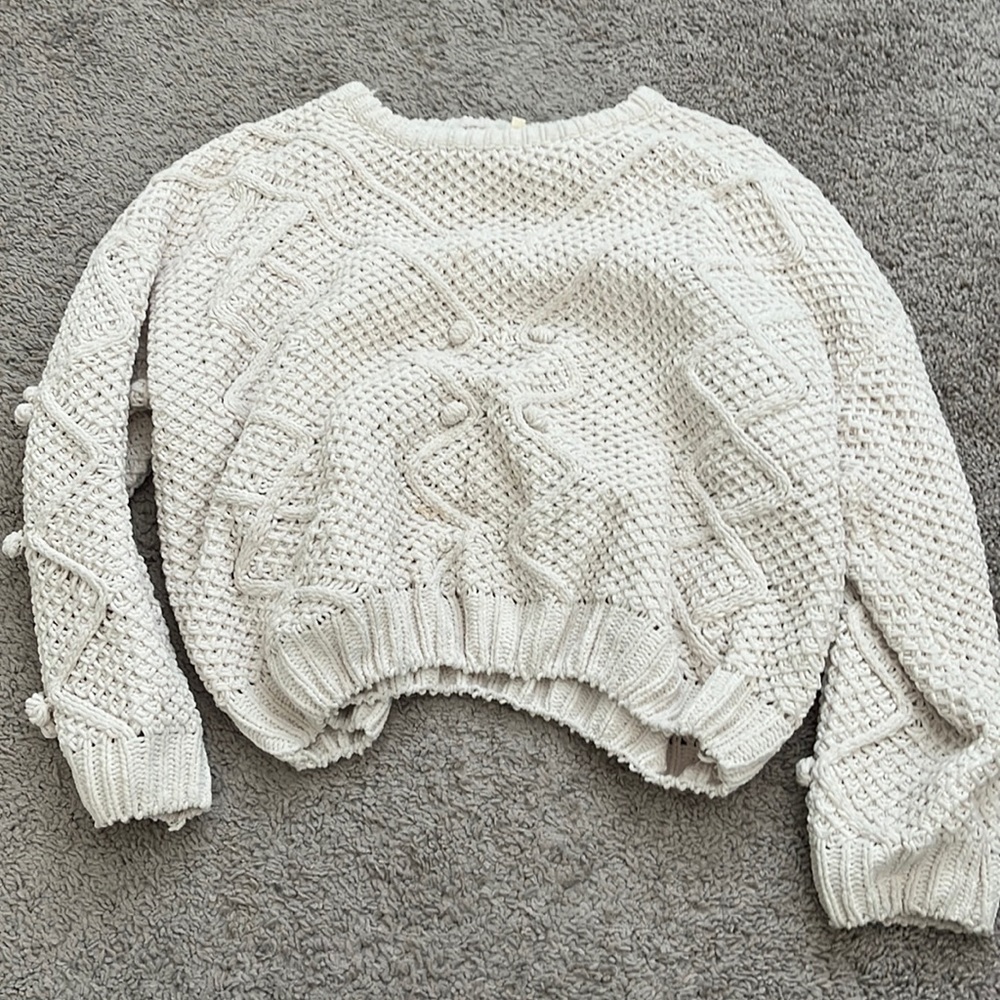 Cream sweater